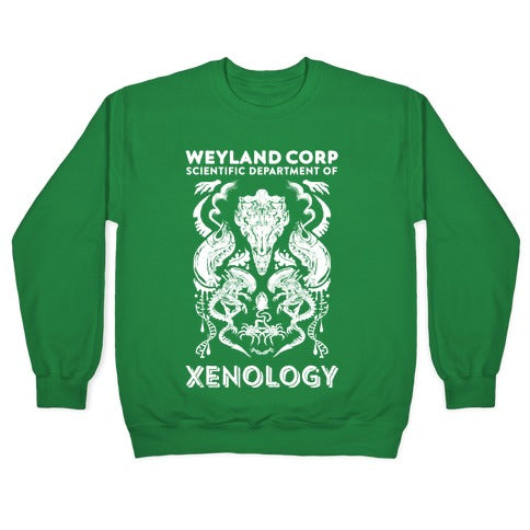 Weyland Corp Scientific Department Of Xenology Crewneck Sweatshirt